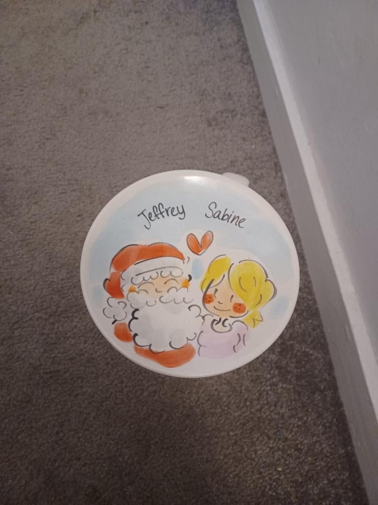 Decoratief bordje ,LE pf blond, Ophalen of Verzenden
