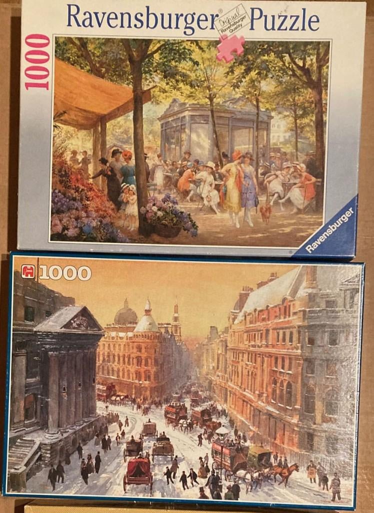 Puzzels van 1000 stukjes, Ophalen of Verzenden, 500 t/m 1500 stukjes, Zo goed als nieuw, Legpuzzel