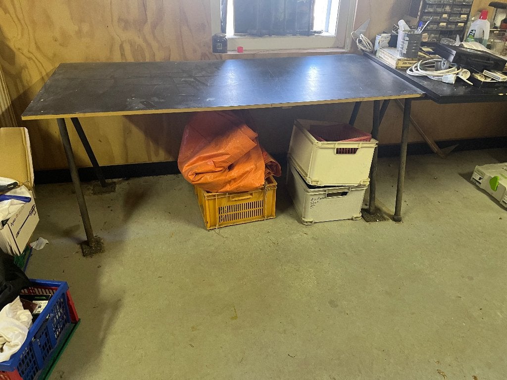 tafel voor in schuur of opslag, Ophalen