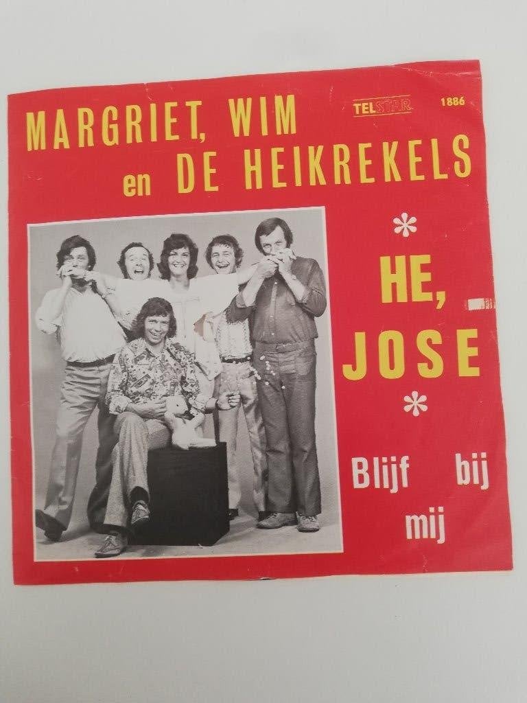 MARGRIET, WIM en DE HEIKREKELS -- HE JOSÉ --, Ophalen of Verzenden, Zo goed als nieuw, Overige formaten, Levenslied of Smartlap