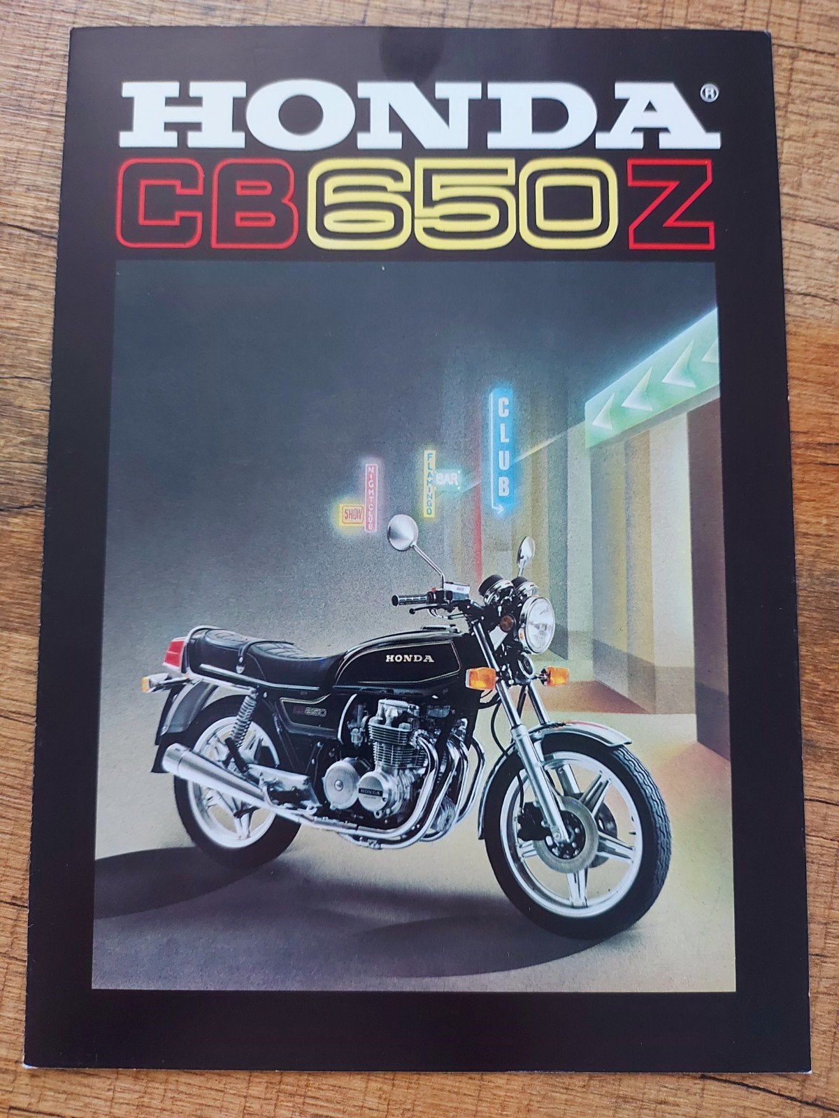Honda CB 650 Z motorfiets folder NL, Ophalen of Verzenden, Honda