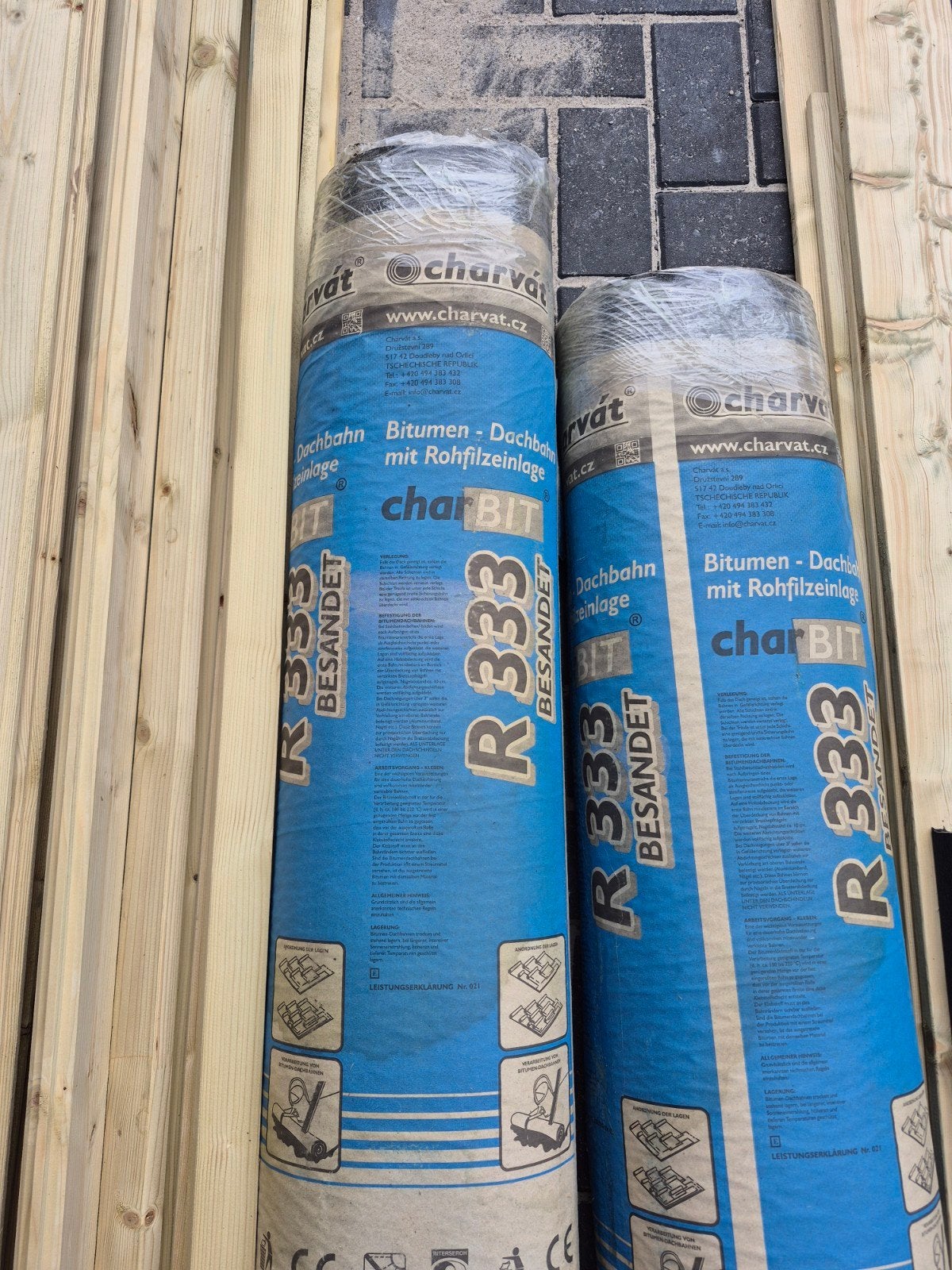 Dakbedekking r333, Ophalen, Overige materialen, Zwart, Nieuw