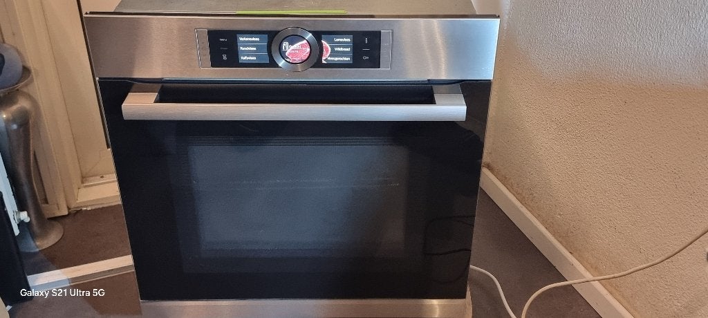 Prachtige Bosch inbouw oven combi magnetron typenr HMG636NS1, Witgoed en Apparatuur, Ophalen, Gebruikt, Bosch, Oven met grill