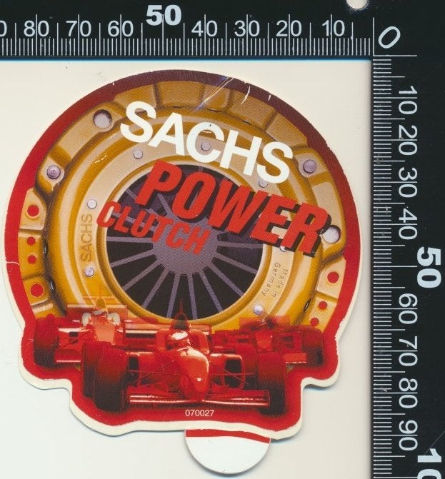 Sticker: Sachs - Power Clutch, Ophalen of Verzenden, Zo goed als nieuw, Auto of Motor