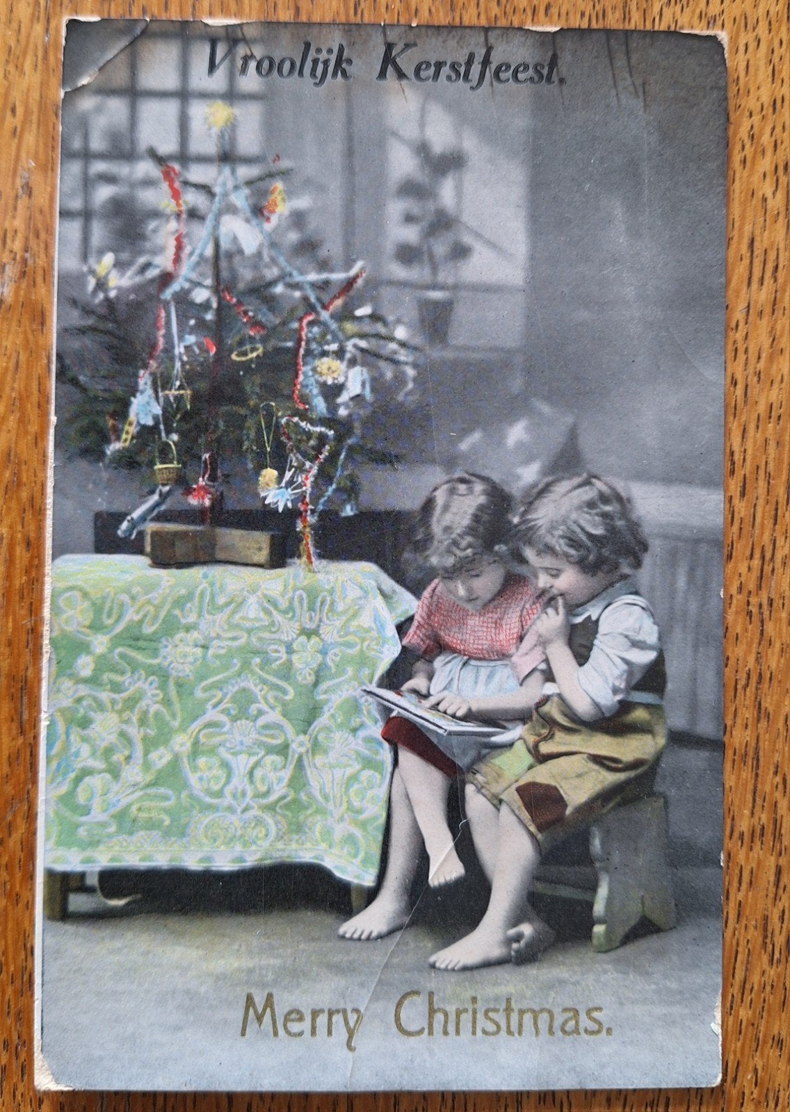 Amsterdamse kerstkaart 1920, Ophalen of Verzenden, Maandkalender