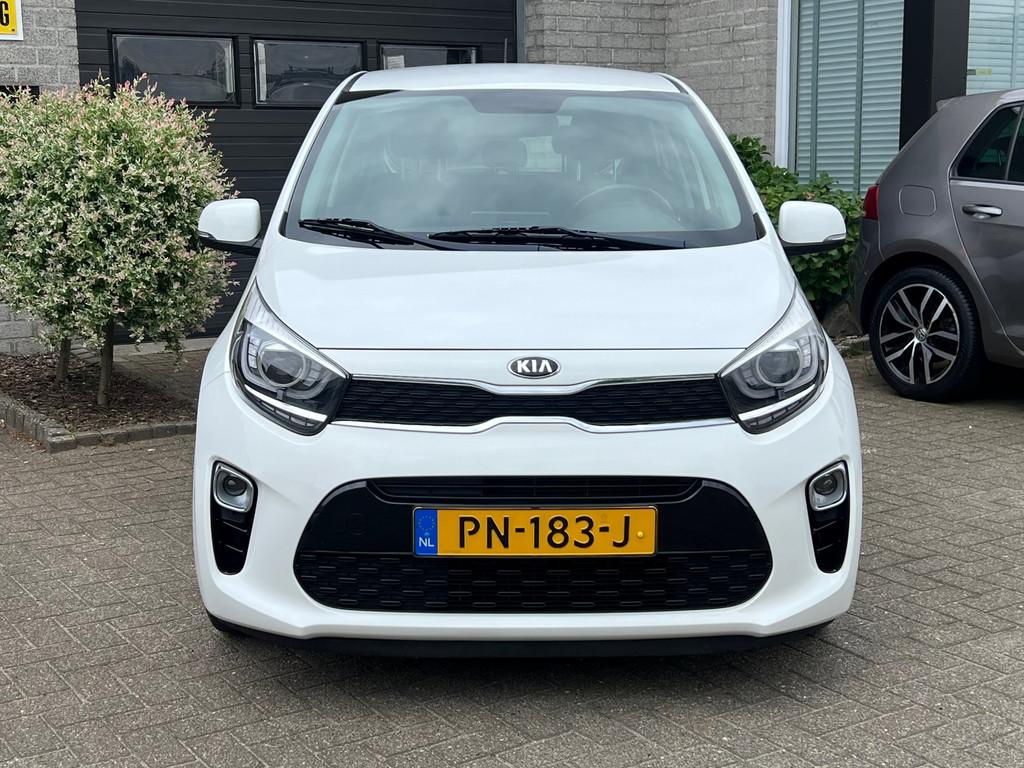 Kia Picanto 1.0 CVVT First Edition *Camera*LM velgen*Navi, Voorwielaandrijving, 12 maanden, Stof, Gebruikt