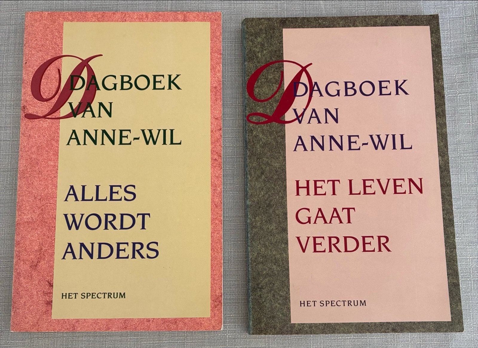 Dagboek van Anne-Wil: Alles wordt anders & Het leven gaat…, Ophalen of Verzenden, Gelezen