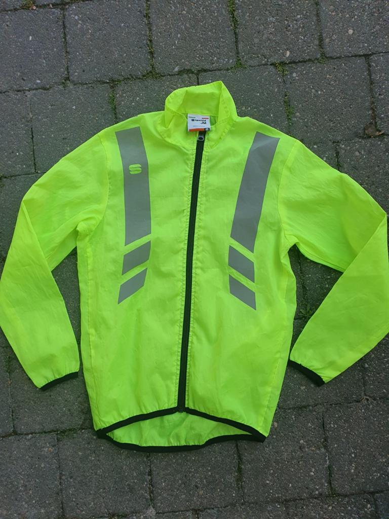 Wielren/sport regenjas kinderen, Ophalen of Verzenden, Zo goed als nieuw, Kinderen, Bovenkleding