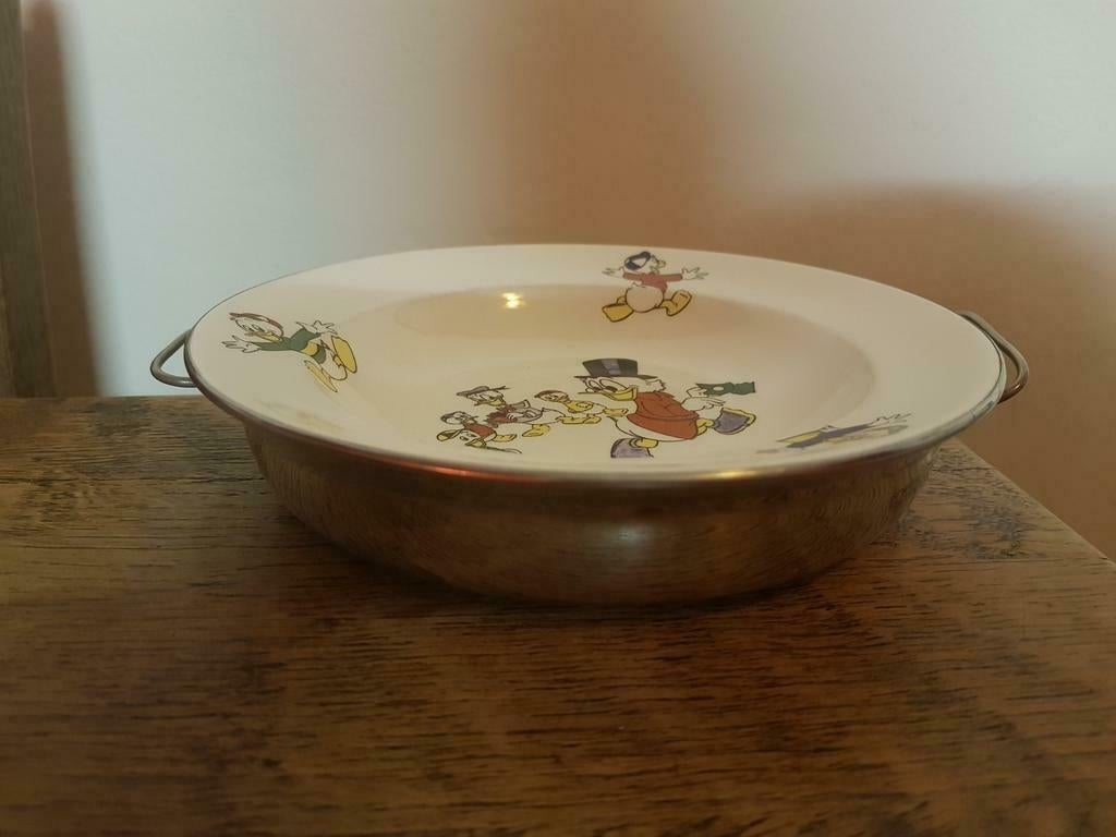 Vintage warmhoudbordje Donald Duck ***IZGS***, Antiek en Kunst, Ophalen of Verzenden