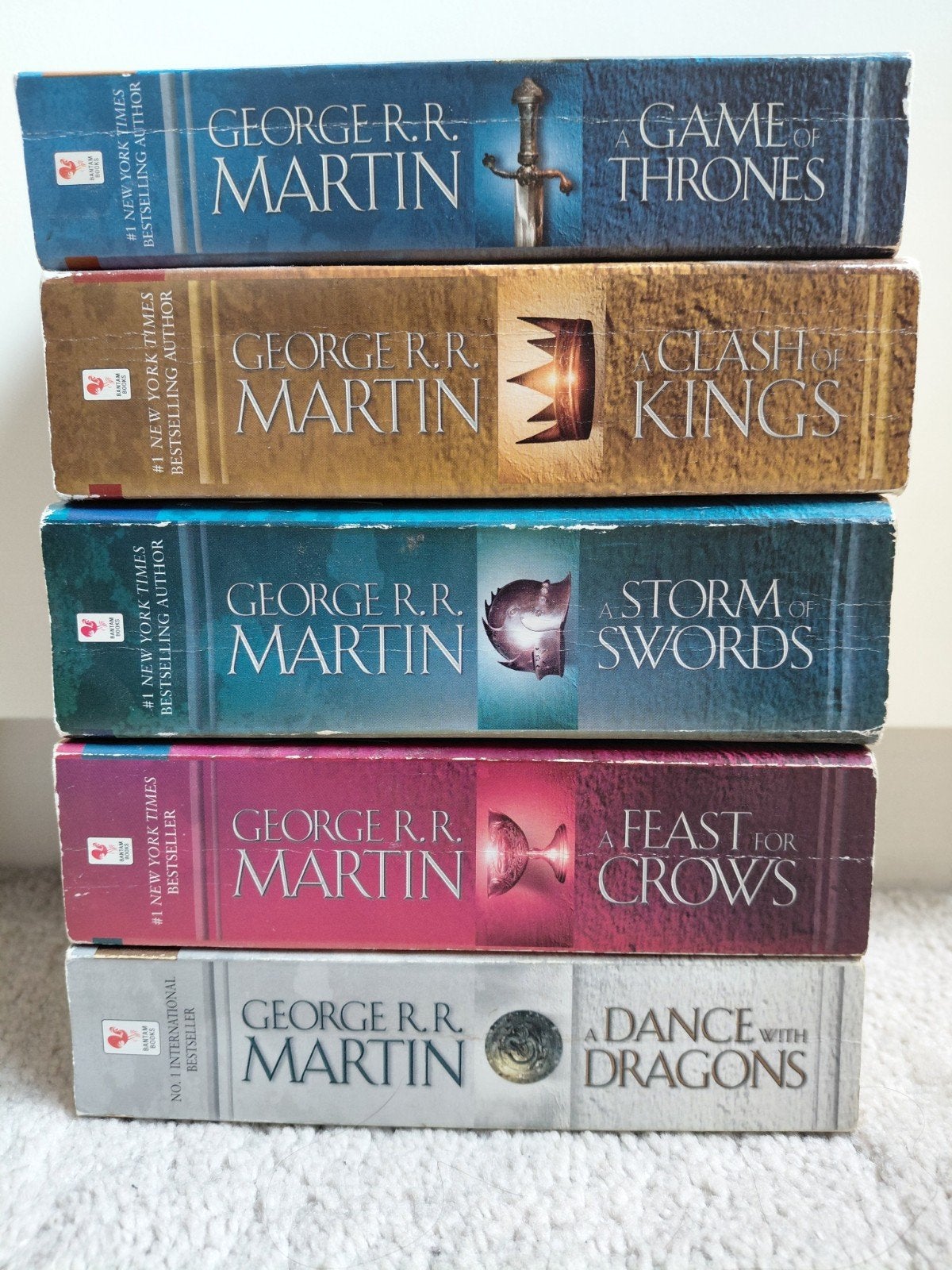 Game of Thrones boekenreeks - George R.R. Martin, Boeken, Ophalen of Verzenden, Gelezen, George R.R. Martin