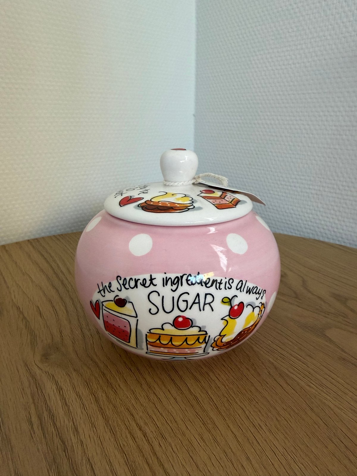 Blond Amsterdam Suikerpot "Life is Sweet" - Nieuw, Keramiek, Overige typen, Nieuw, Ophalen of Verzenden