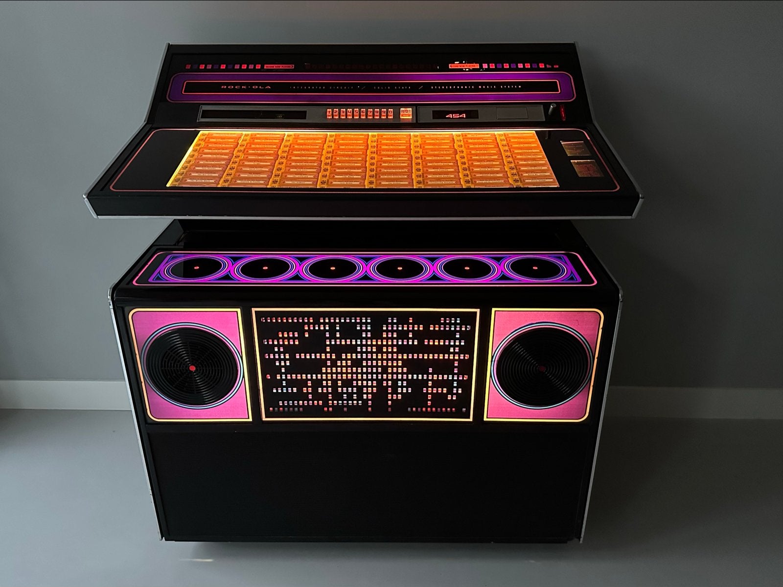 Rock-Ola 454 Jukebox - vinyl singles, Ophalen, Gebruikt, Rock Ola