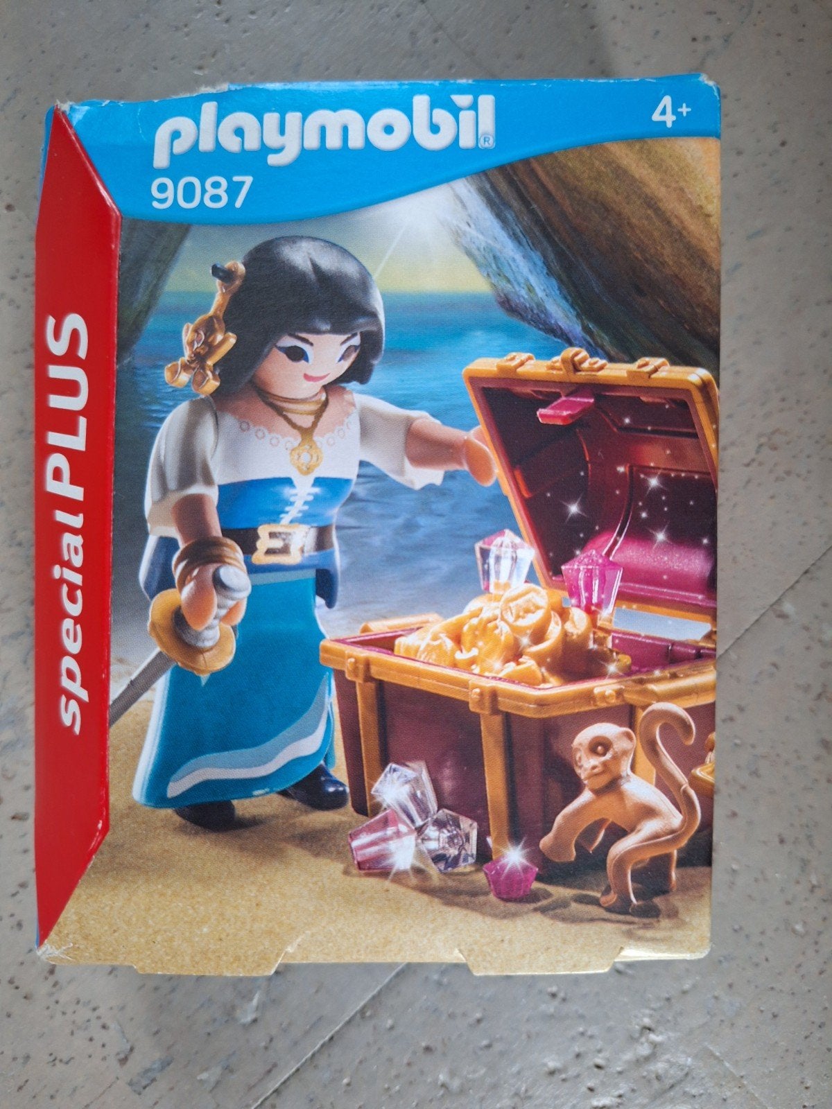 Playmobil Special Plus 9087 Piraat met schatkist, Ophalen of Verzenden, Nieuw, Jongen of Meisje