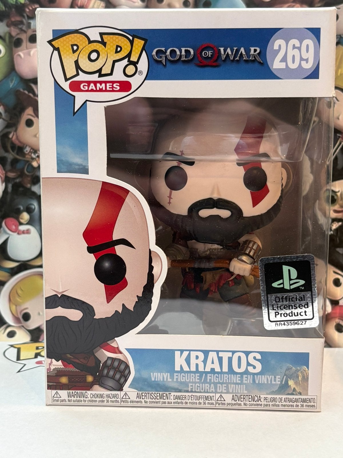 Funko pop Kratos 269 van God of War games playstation, Ophalen of Verzenden, Zo goed als nieuw