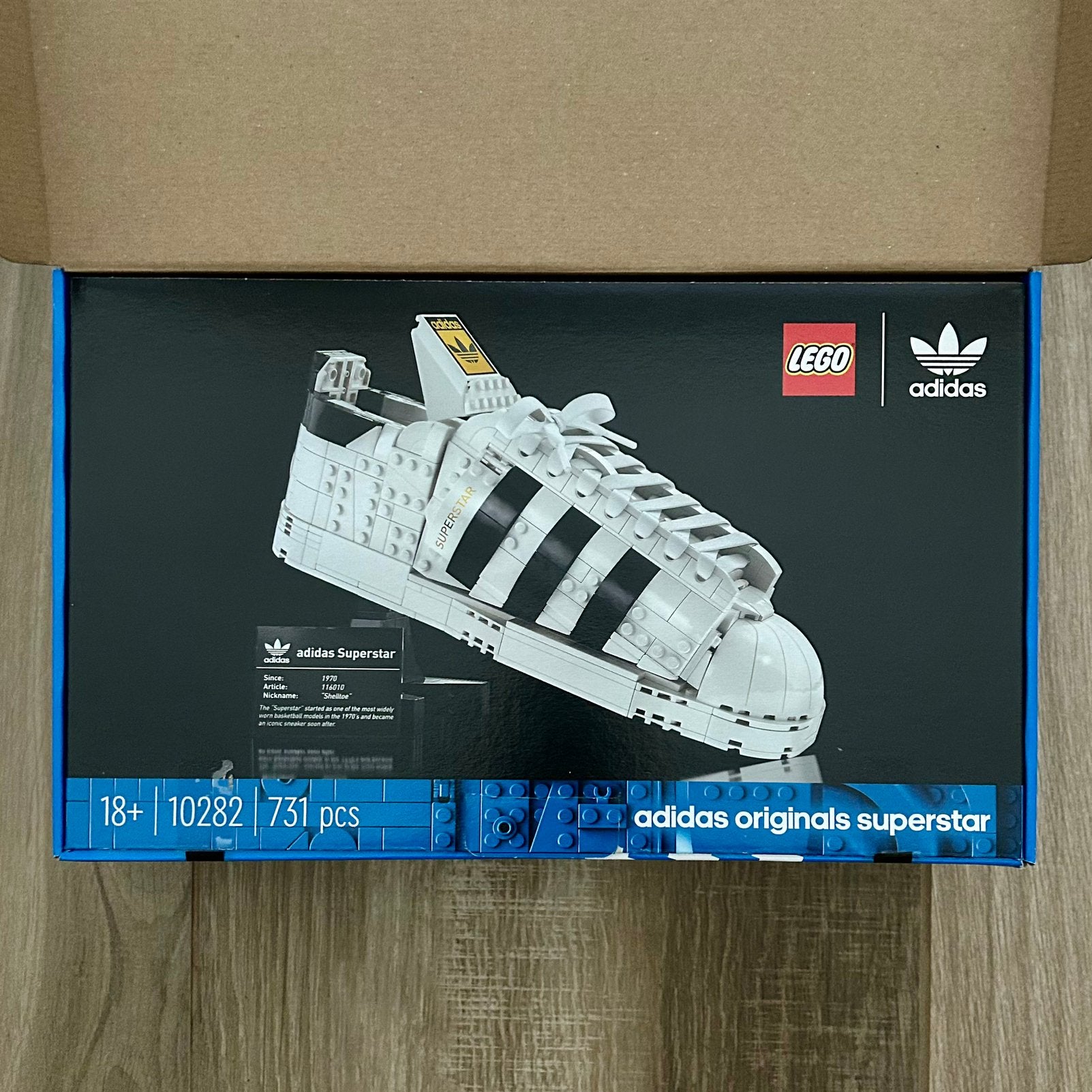 Lego 10282 Icons Adidas Originals Superstar | Nieuw, Lego, Nieuw, Ophalen of Verzenden, Icons
