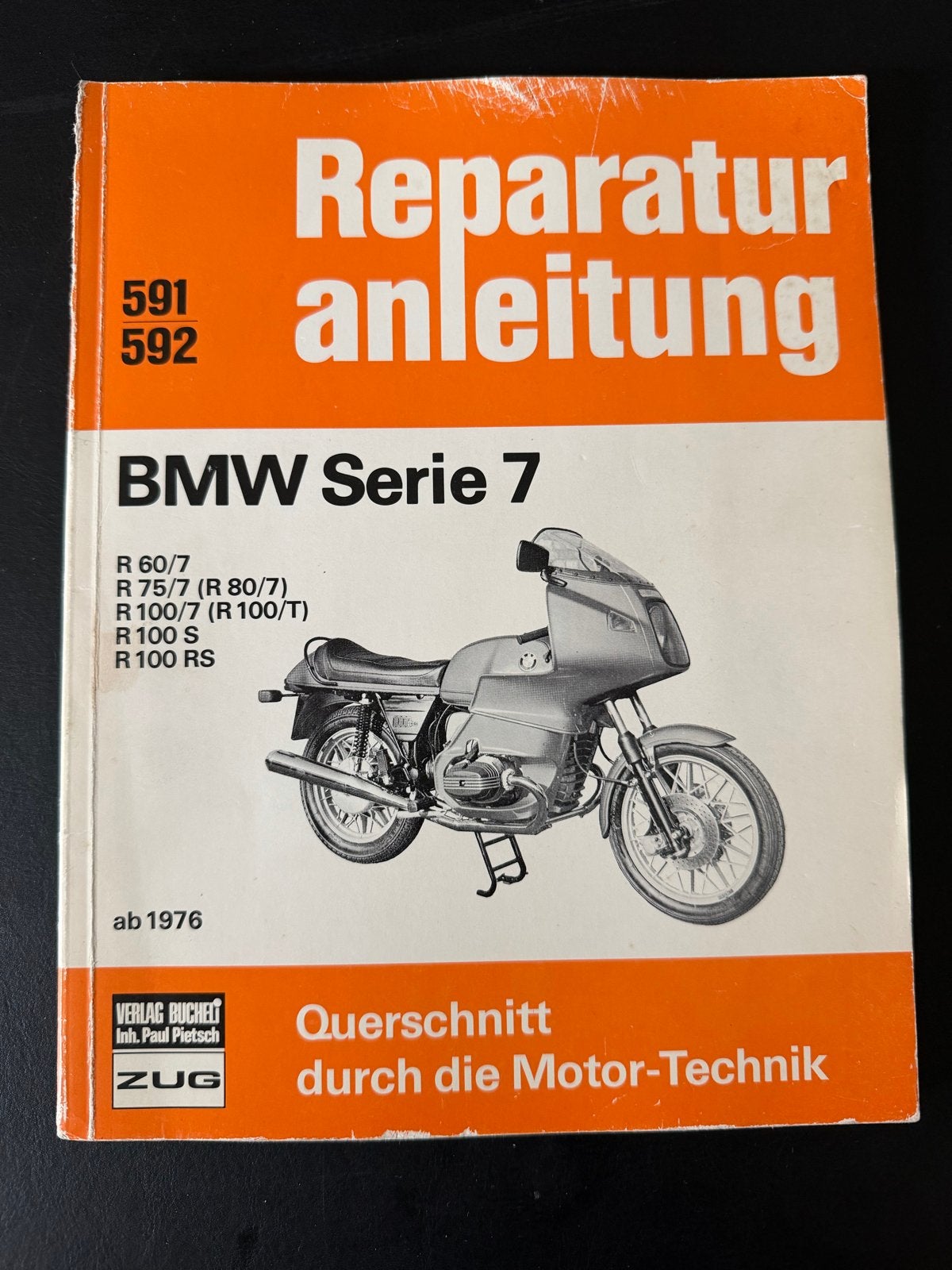 BMW Serie 7 Reparaturanleitung (R60, R75, R80, R100), Ophalen of Verzenden, BMW