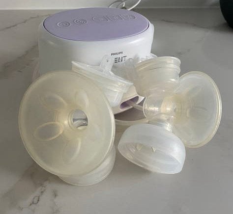 Philips Avent SCF334/31 Dubbele Elektrische Borstkolf, Ophalen of Verzenden, Zo goed als nieuw