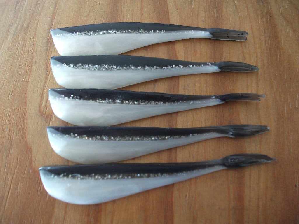 5 stuks Savage Gear kunstaas shads / roofvis shads, Ophalen of Verzenden, Nieuw, Overige typen