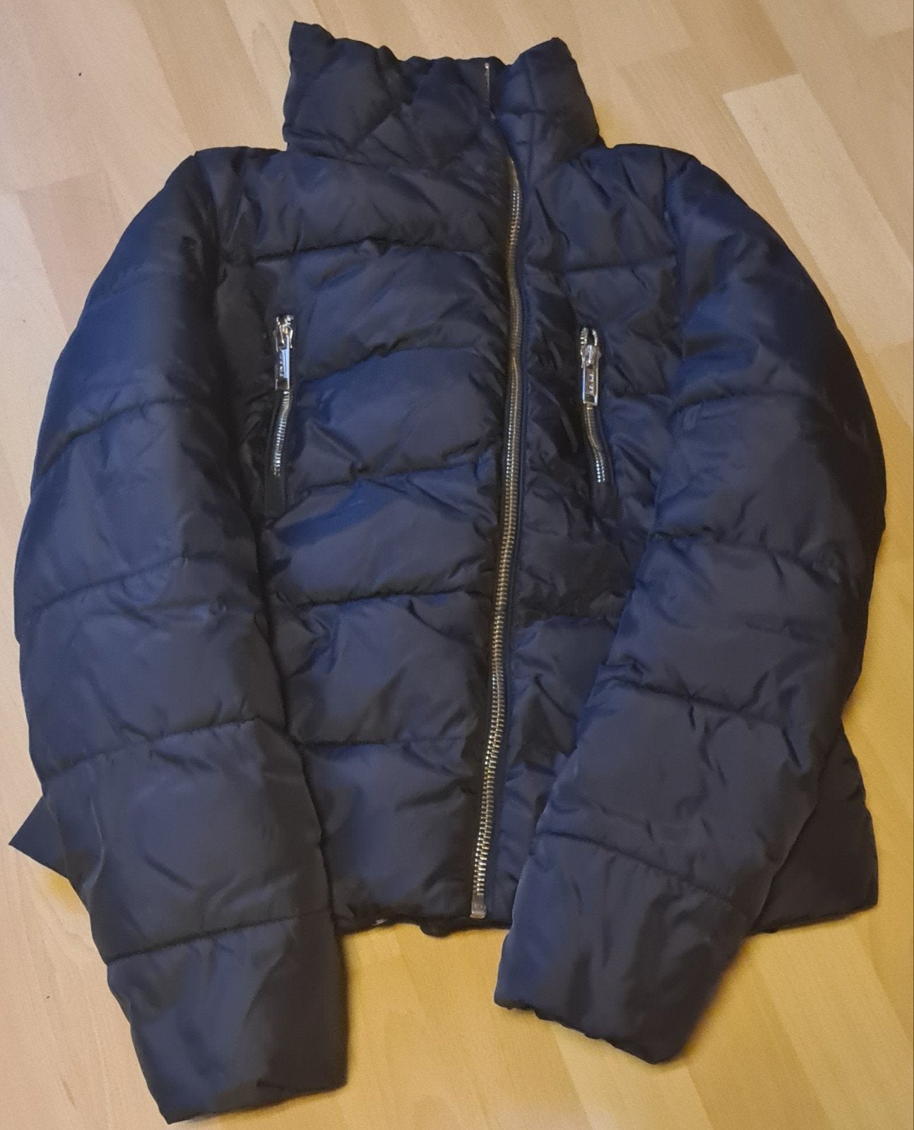 Zwarte winterjas van BIEN BLEU, Zwart, Maat 42/44 (L), Ophalen of Verzenden, BIEN BLEU