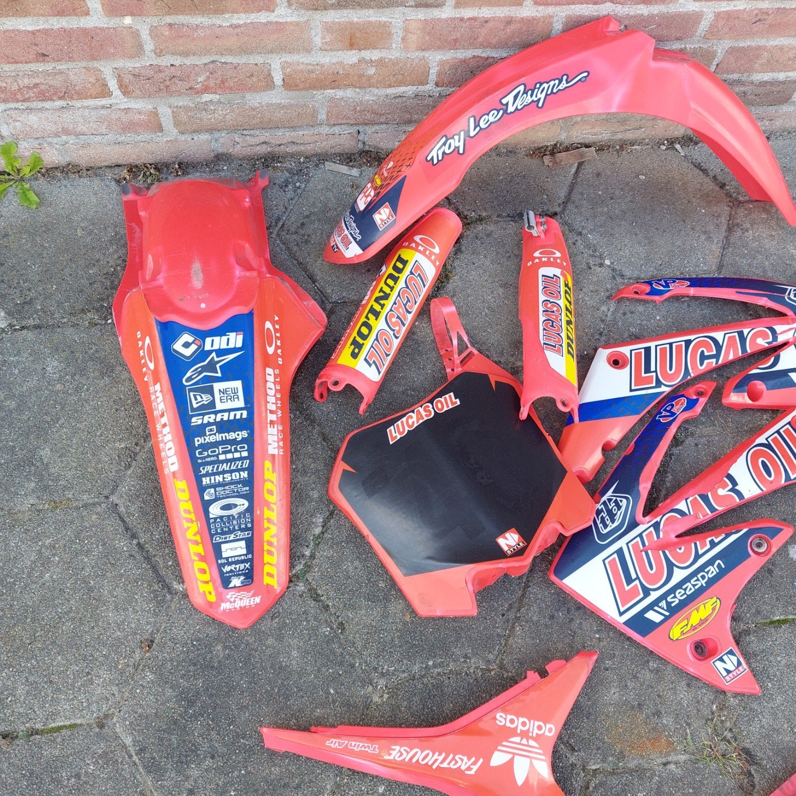 plasticset Honda CRF450 (09-12), Ophalen of Verzenden, Cmc, Cmx, Cmx
