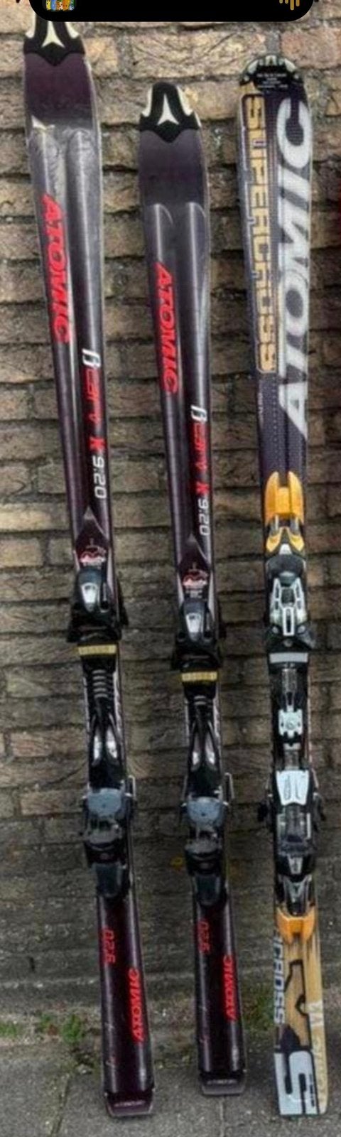 3 Sets Skis, 3X Atomic, 160 tot 180 cm, Gebruikt, Ophalen of Verzenden, Atomic