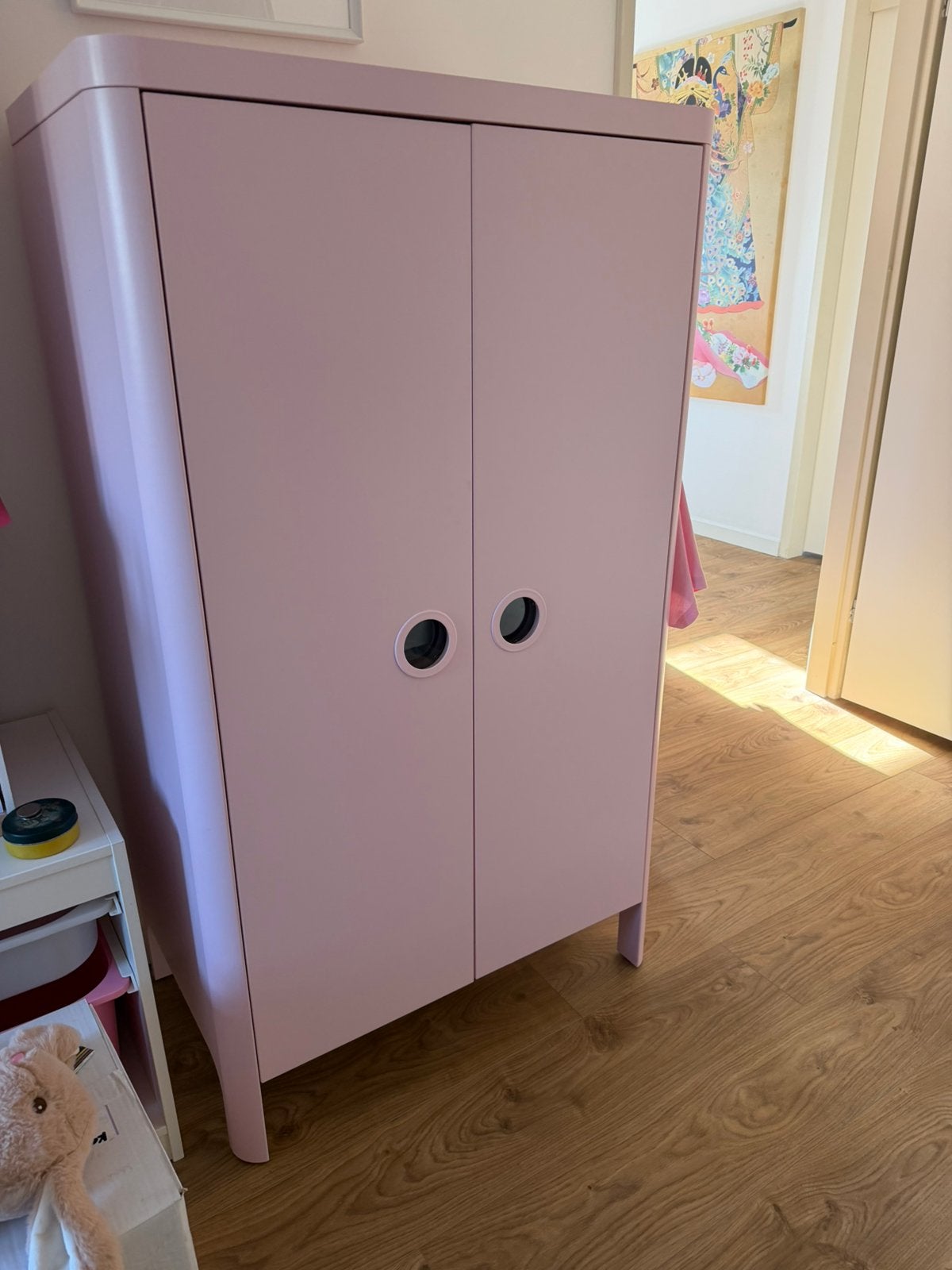 Ikea Businge kledingkast roze, 50 tot 70 cm, 105 cm of meer, Ophalen of Verzenden, 100 cm of meer