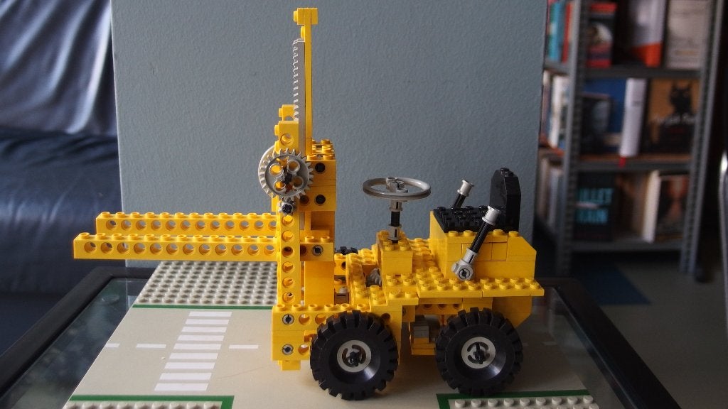 LEGO Technic 850 Fork Lift Truck/Forklift, Gebruikt, Lego, Inclusief instructies, Ophalen of Verzenden