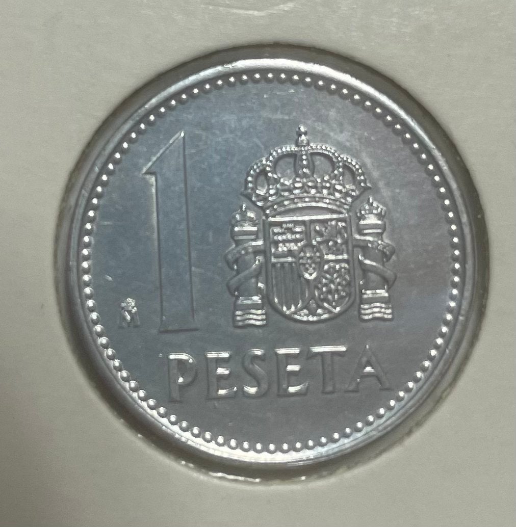 1 peseta Spanje 1987, Ophalen of Verzenden