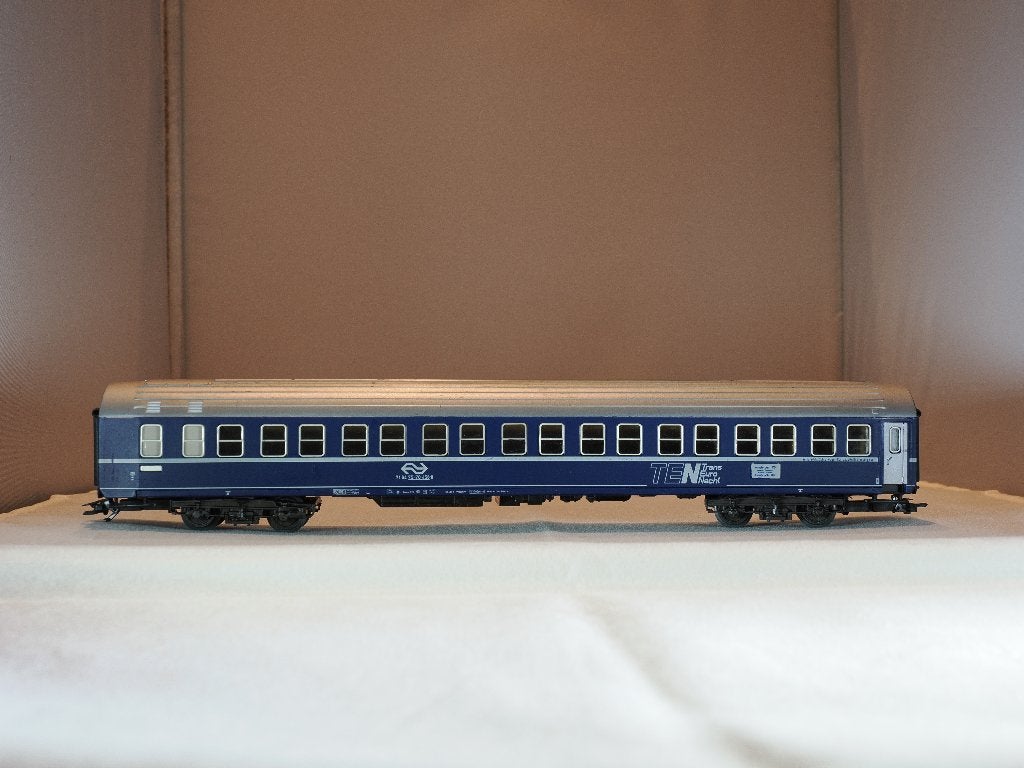 Märklin 4151 H0 Slaaprijtuig ''TEN', Wisselstroom, Gebruikt, Wagon, Ophalen of Verzenden
