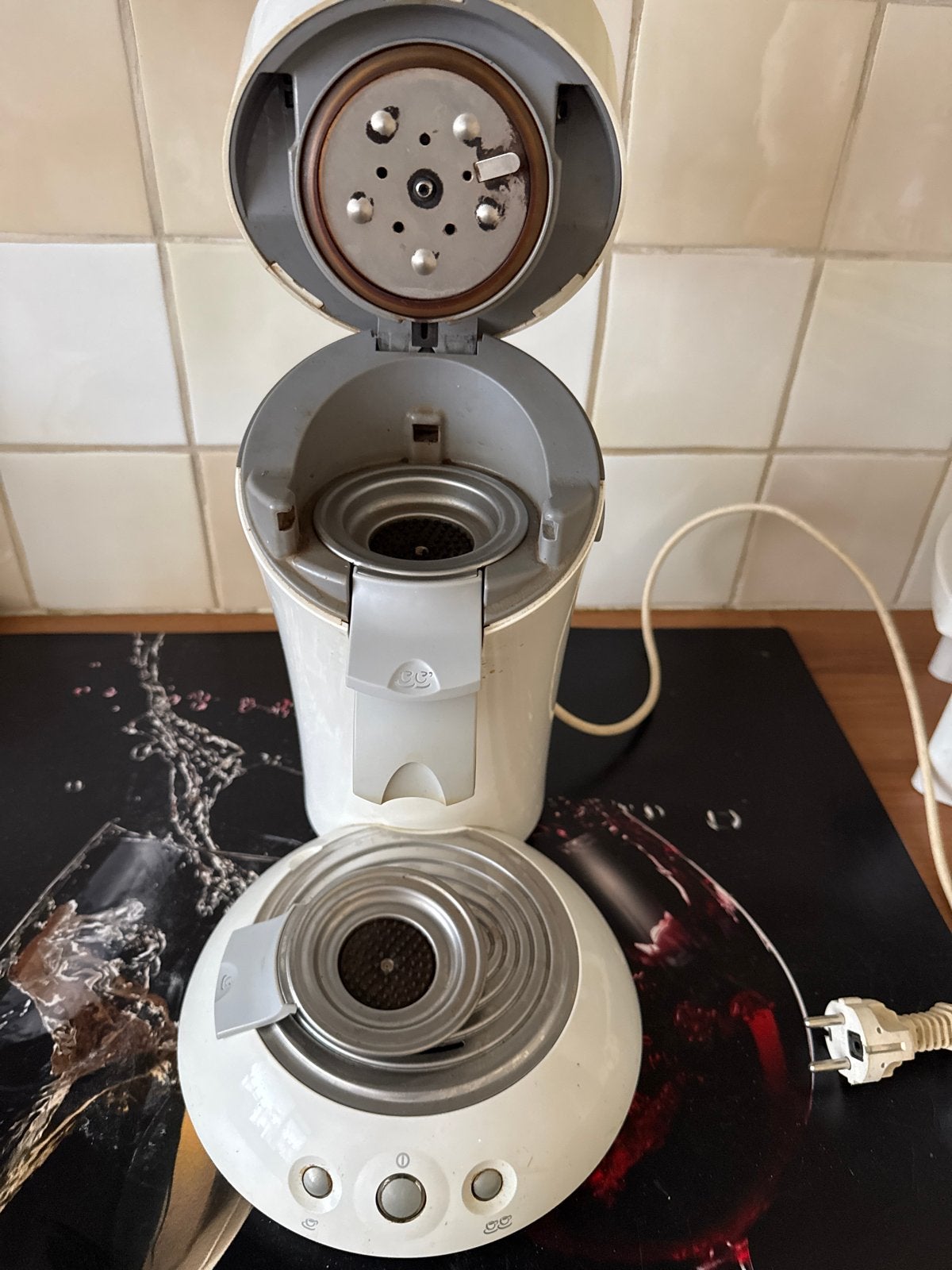 Philips Senseo koffiezetapparaat - Gebruikt, Witgoed en Apparatuur, Koffiezetapparaten, Ophalen, Gebruikt, Koffiemachine, Koffiepads en cups