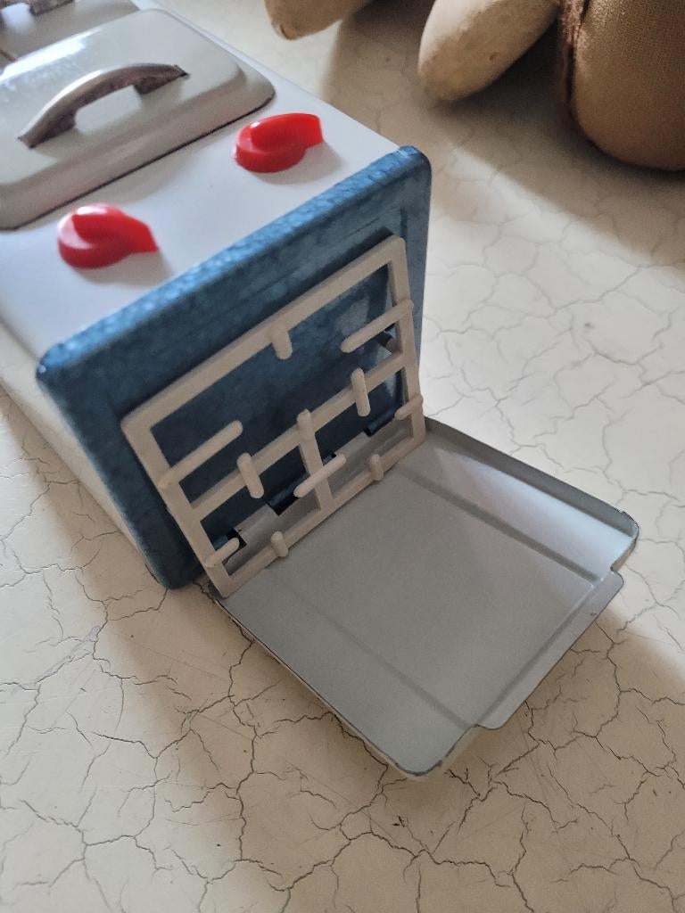 Vintage blikken poppen fornuisje, Ophalen of Verzenden