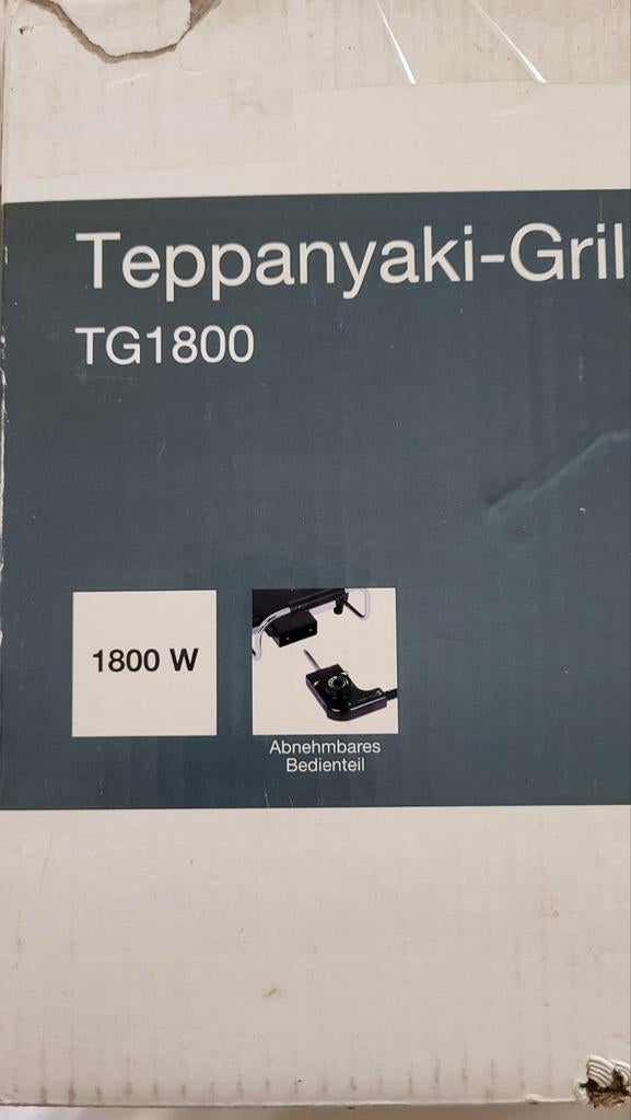 Teppanyaki grill TG1800, Witgoed en Apparatuur, Grillplaten, Nieuw, Ophalen of Verzenden