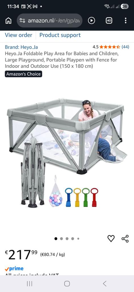 Playpen, Ophalen of Verzenden, Zo goed als nieuw