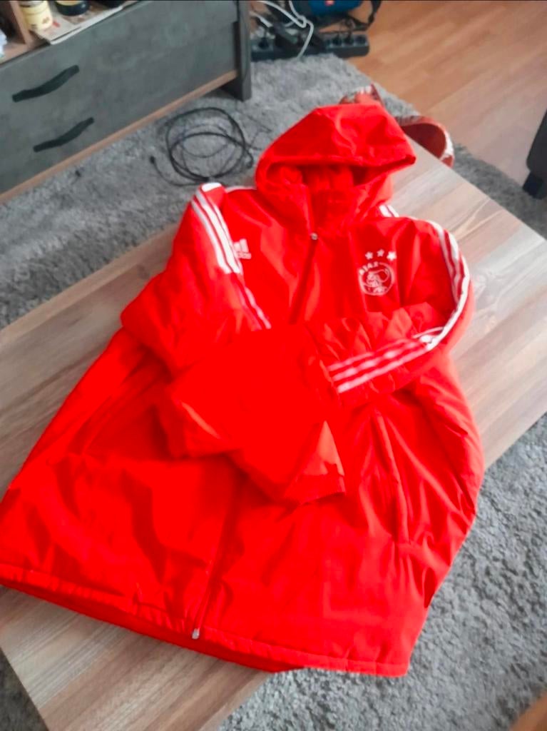 Ajax jas 2021-2022, Ophalen of Verzenden, Gedragen, Rood, Adidas