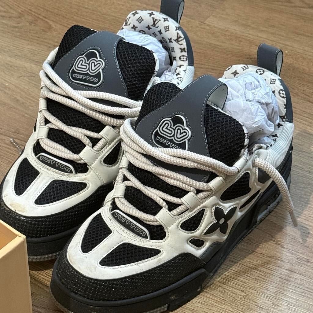 Louis Vuitton LV Trainer Sneakers Zwart/Wit, Kleding | Heren, Schoenen, Ophalen of Verzenden, Zo goed als nieuw, Zwart, Sneakers of Gympen