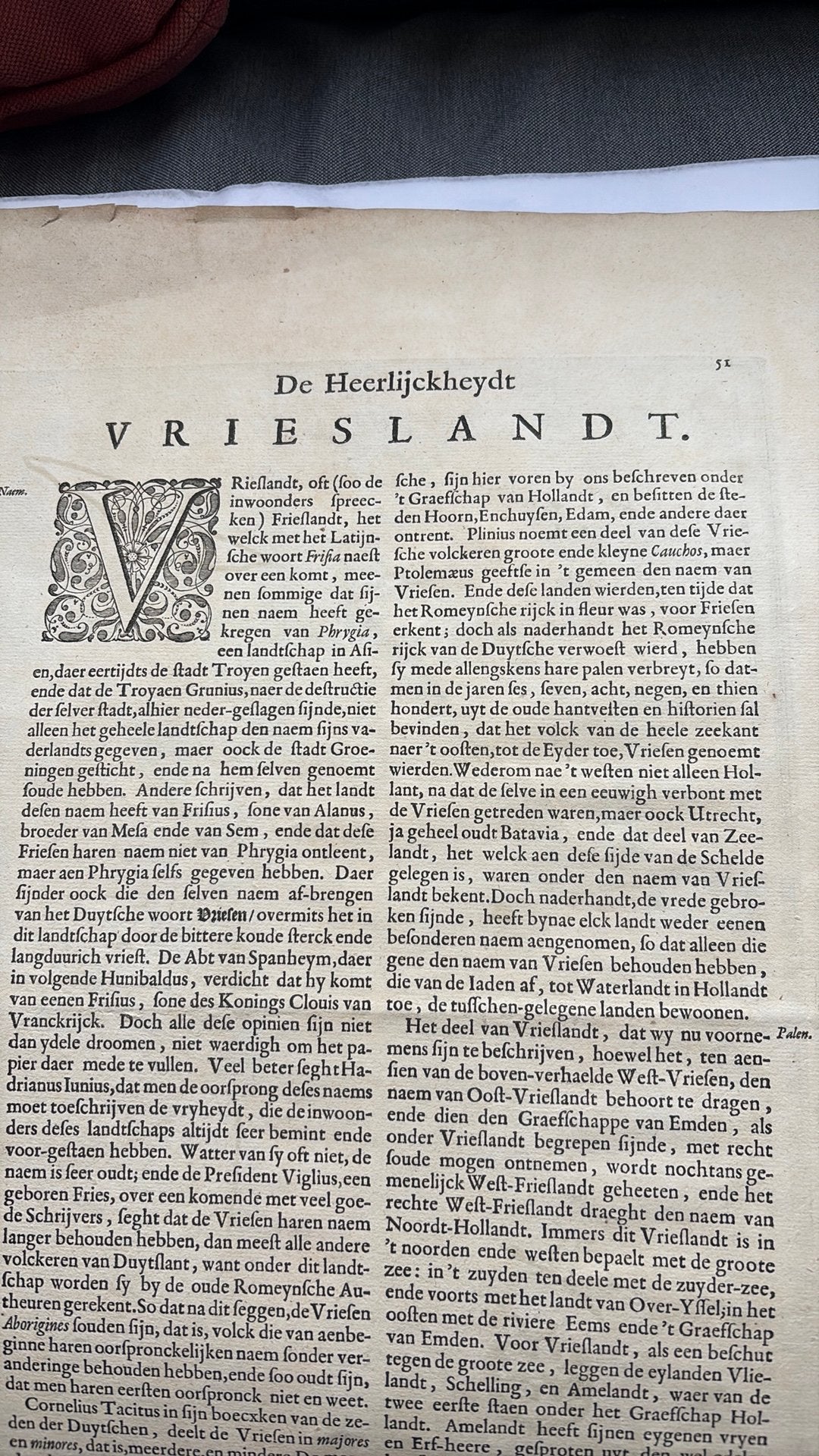 Frisia occidentalis/kaart v Friesland, Ophalen of Verzenden
