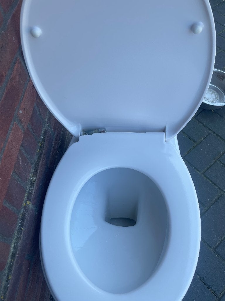 Wc pot korte versie, Ophalen, Gebruikt, Steen, Toilet