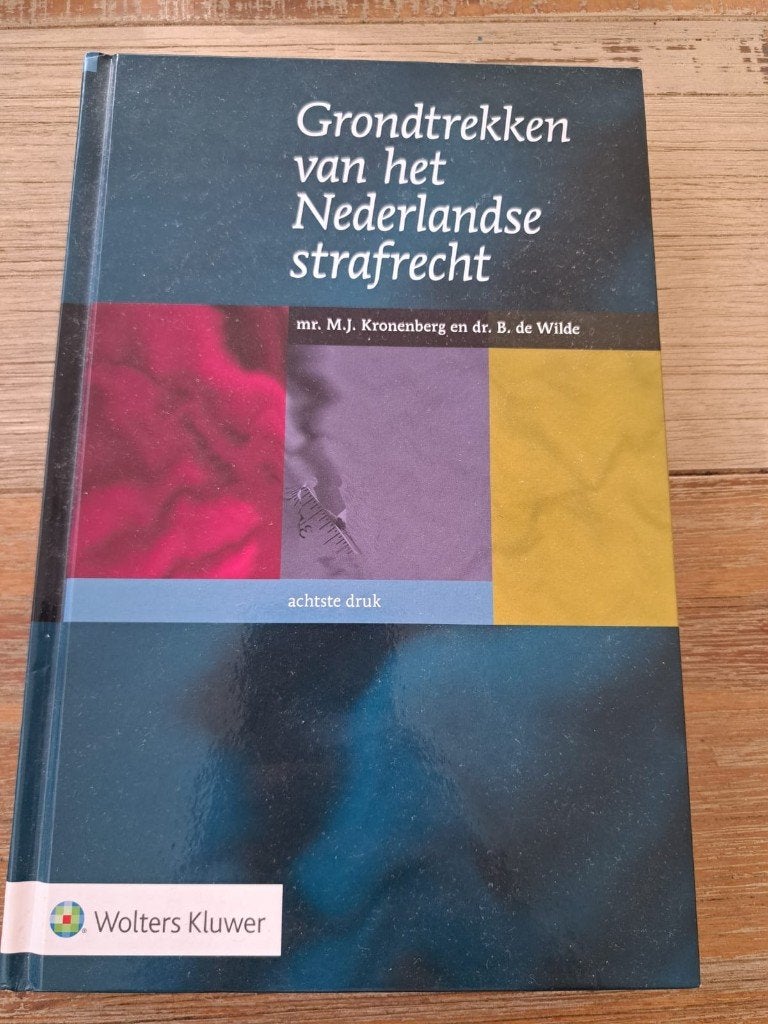 Grondtrekken van het Nederlands Strafrecht - 8e druk - NIEUW, Nieuw, Wolters Kluwer, Gamma, HBO