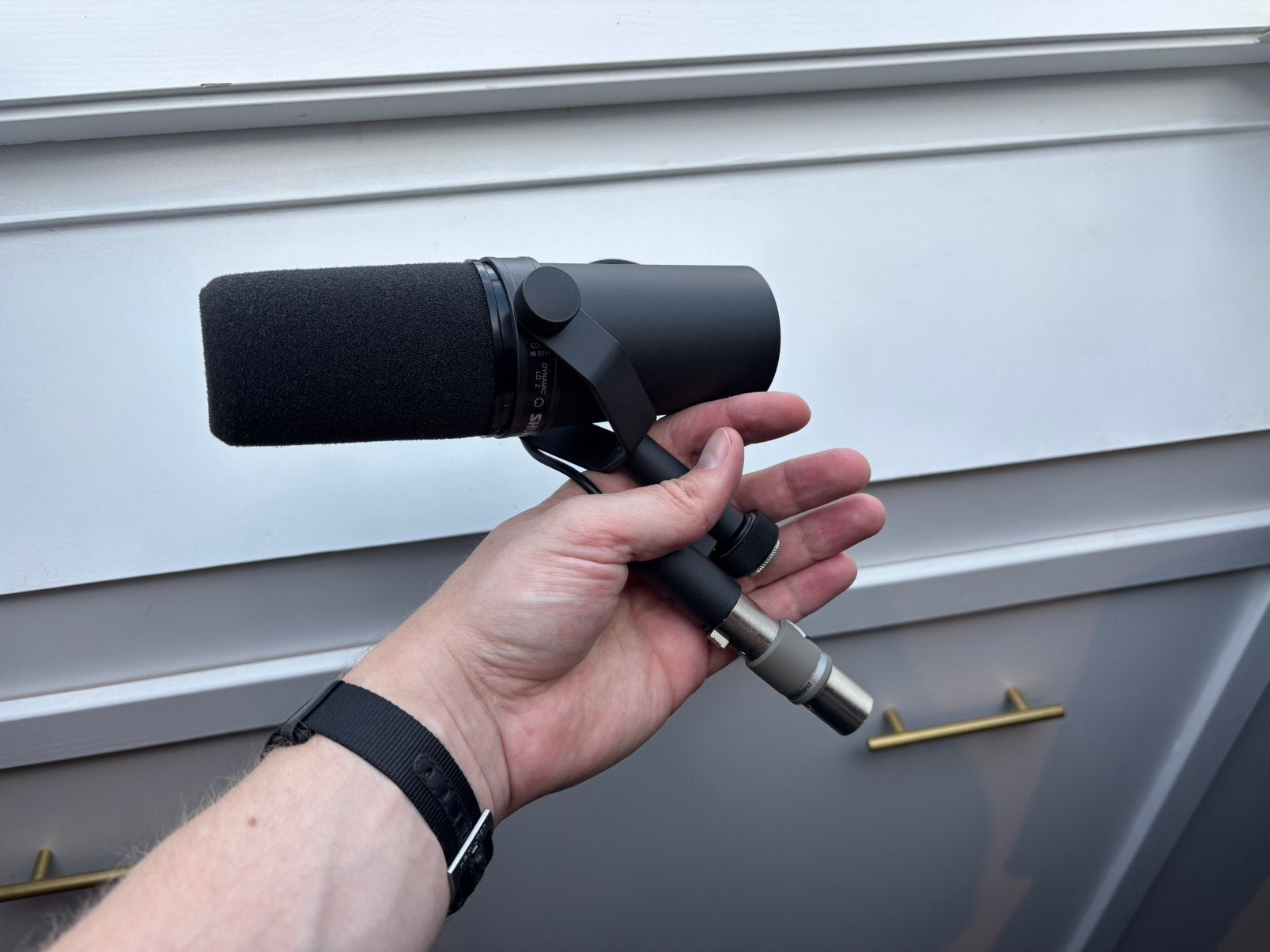 Shure SM7B met Triton Audio Fethead Ge, Muziek en Instrumenten, Microfoons, Ophalen of Verzenden, Zo goed als nieuw, Studiomicrofoon