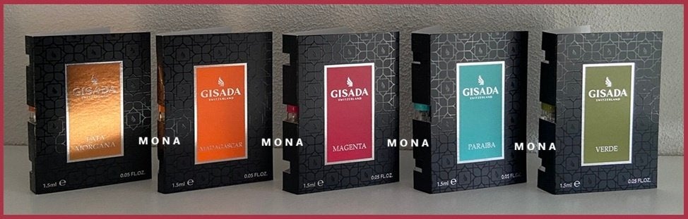 #1 Gisada set 5 niche parfum samples proefjes testers, Sieraden, Tassen en Uiterlijk, Uiterlijk | Parfum, Verzenden, Nieuw