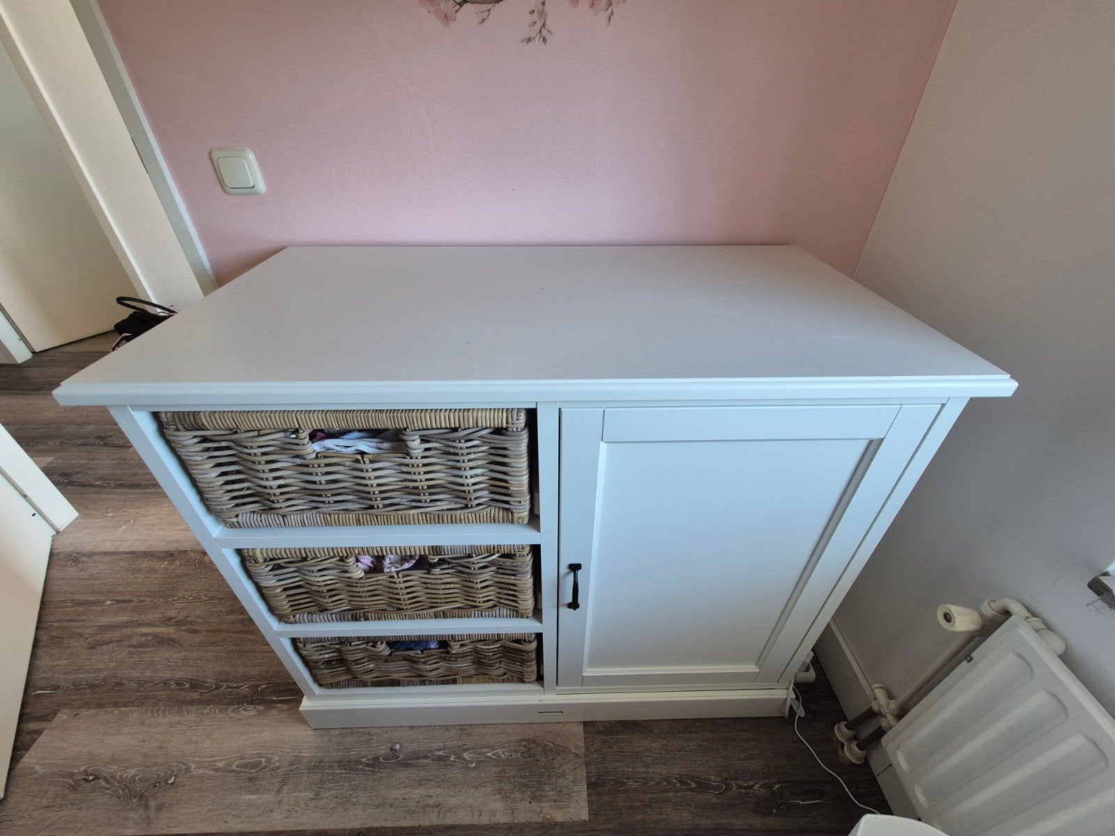 Kidsmill La Premiere Commode - 90,5cm hoog, 110cm breed, Ophalen, 50 tot 70 cm, Opstaande rand, 100 cm of meer