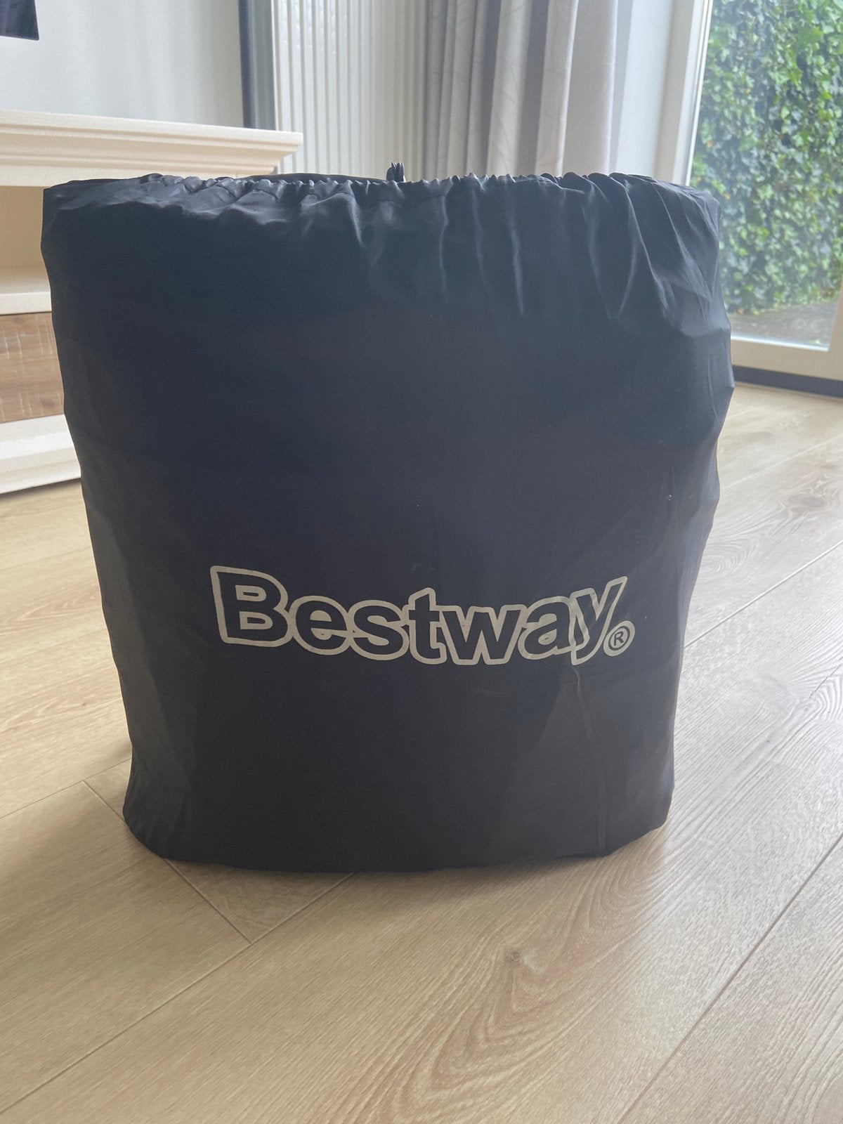 Bestway dik 2 persoons luchtbed kampeer/ camping, Ophalen of Verzenden, Zo goed als nieuw, 2-persoons