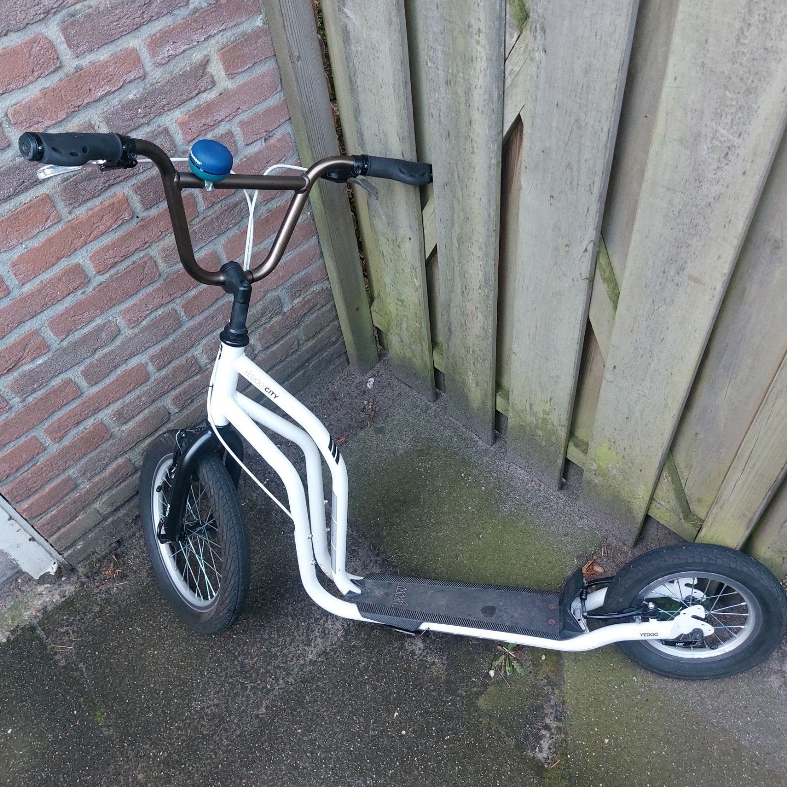 Yedoo City step - Wit, Fietsen en Brommers, Steps, Ophalen, Gebruikt, Gewone step, Yedoo
