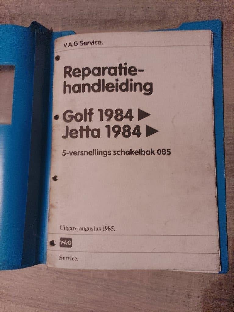 Volkswagen Golf 2 dealer werkplaatsboek versnellingsbak 085, Ophalen of Verzenden, Gelezen, Volkswagen