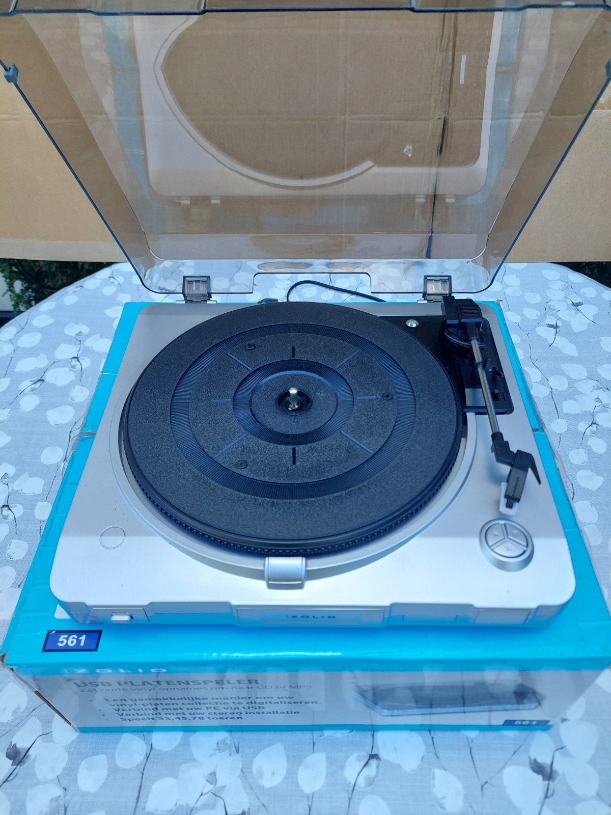 Zolid USB Platenspeler - Digitaliseer je Vinyl Collectie, Overige merken, Ophalen of Verzenden, Zo goed als nieuw, USB-aansluiting