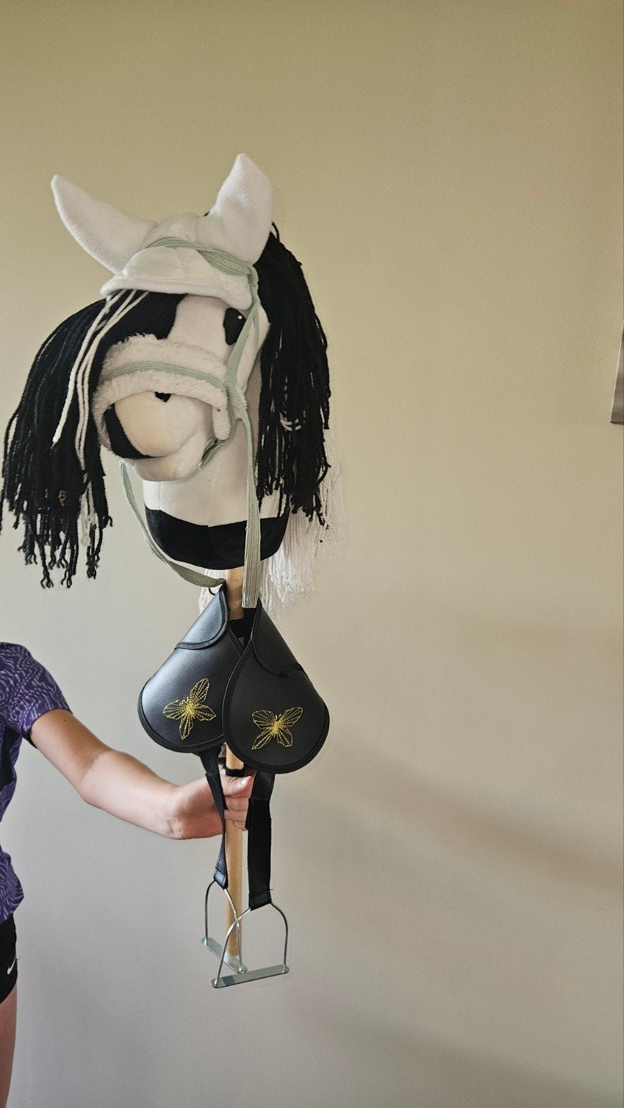 Hobbyhorse met zadel en hoofdstel, Ophalen of Verzenden, Zo goed als nieuw, Jongen of Meisje