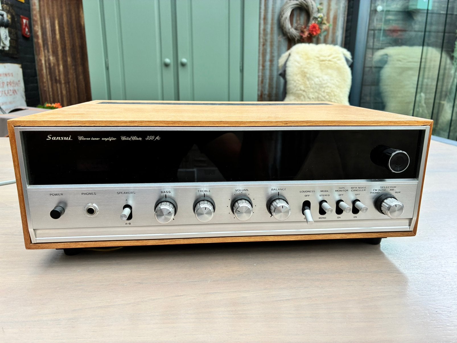 Sansui solid state 350A / Sansui SP 50, Zo goed als nieuw, Ophalen, Overige merken, Minder dan 60 watt
