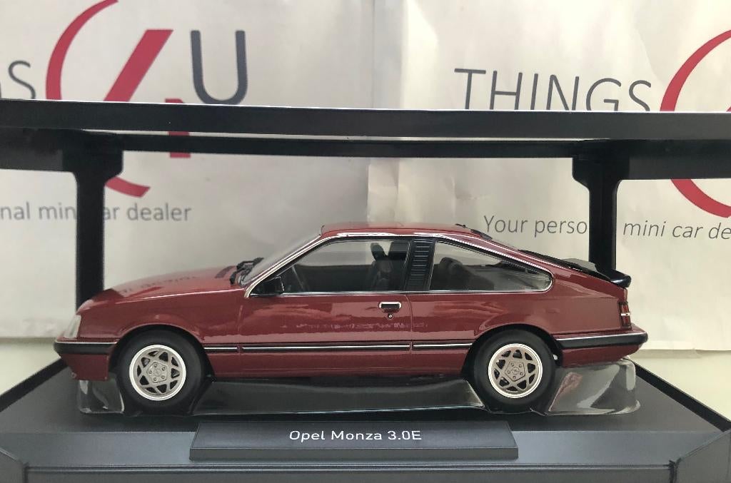Norev 1:18 Opel Monza 3.0 E 1983 rood metallic nieuw, Ophalen of Verzenden, Nieuw, Auto, Norev