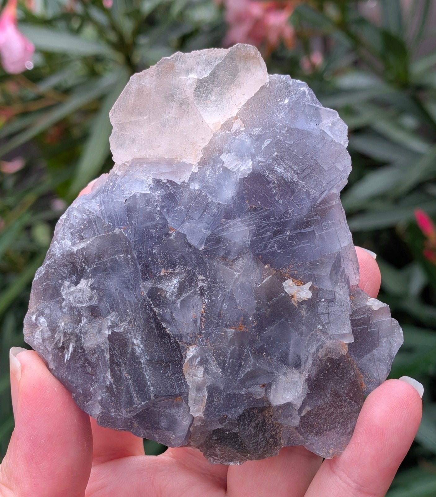 Blauwe fluoriet, Ophalen of Verzenden, Mineraal