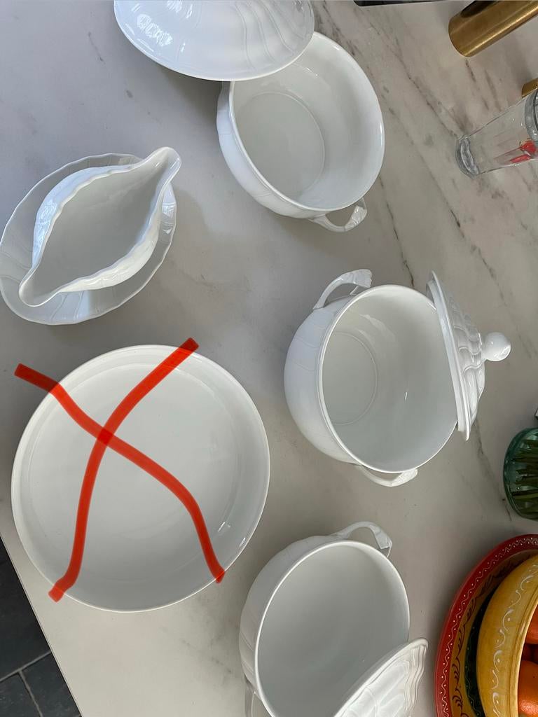 Villeroy & Boch Diamant dekschalen en sjus kom, Huis en Inrichting, Keuken | Servies, Ophalen, Zo goed als nieuw, Kom(men), Overige stijlen